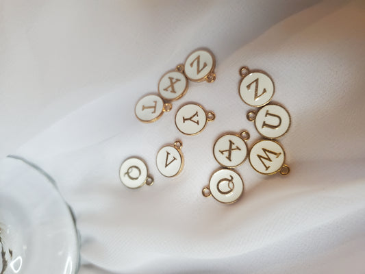 White/Gold Letters N-Z